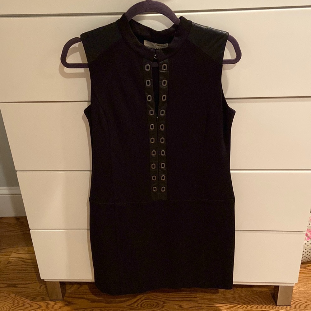Black mini dress